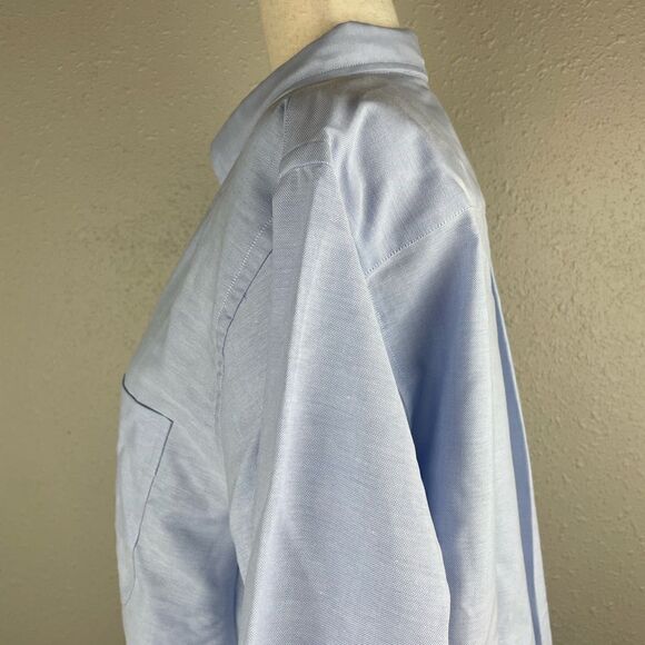 NWOT Lands End Blue Button Down Shirt Size 18 - Picture 4 of 8